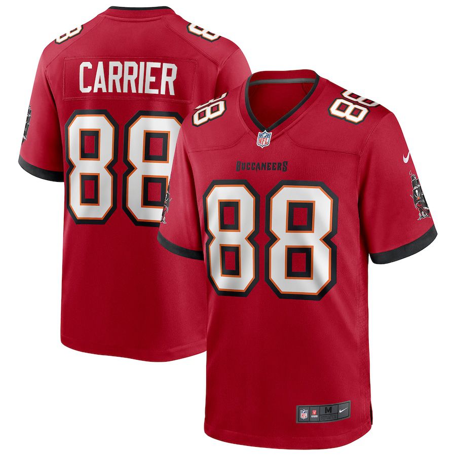 Men Tampa Bay Buccaneers #88 Mark Carrier Nike Red Game Retired Player NFL Jersey